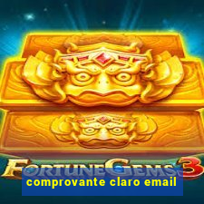 comprovante claro email